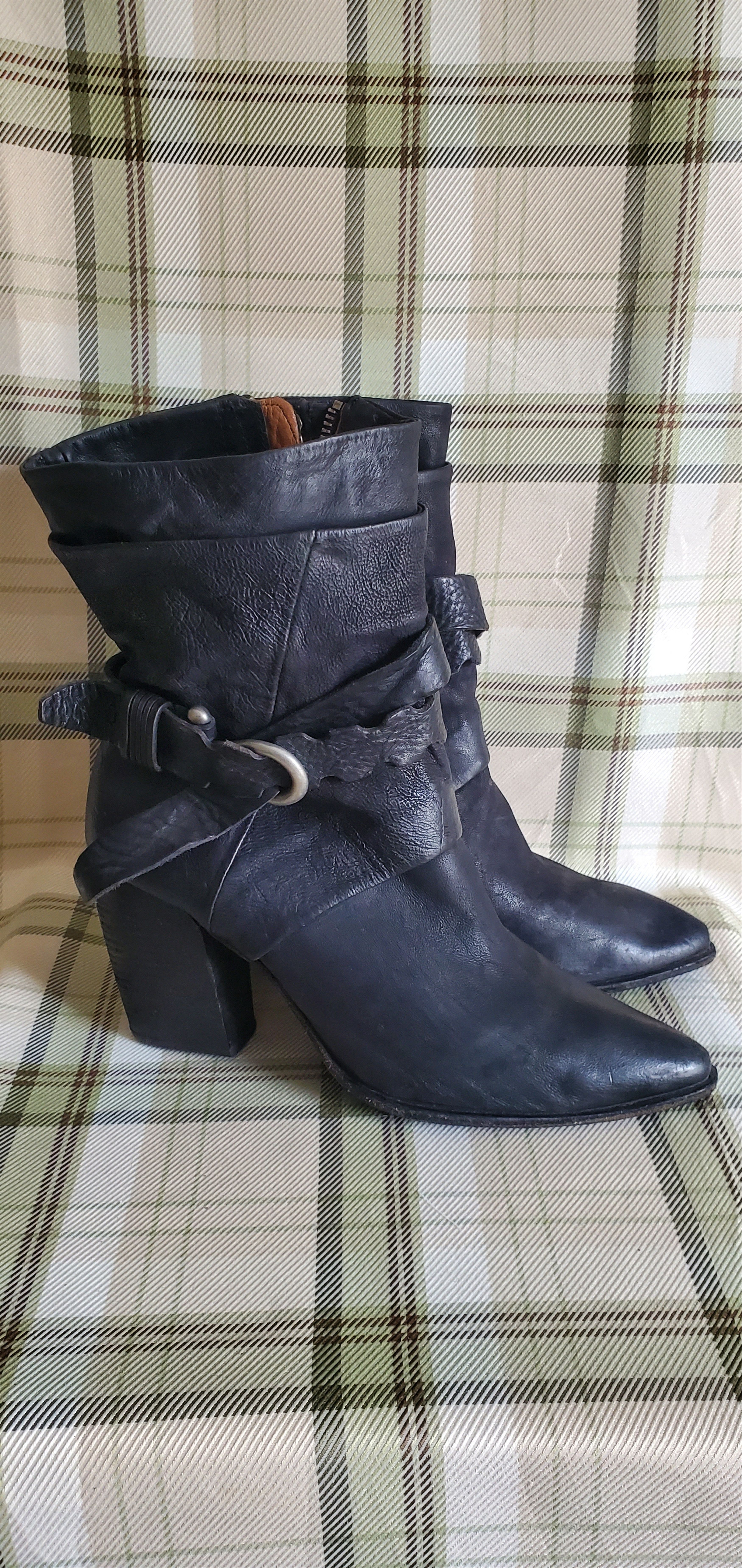 A.S.98 A.S 98 Black Ankle Pull On Boots Size US 10 / IT 40 - 3 Thumbnail