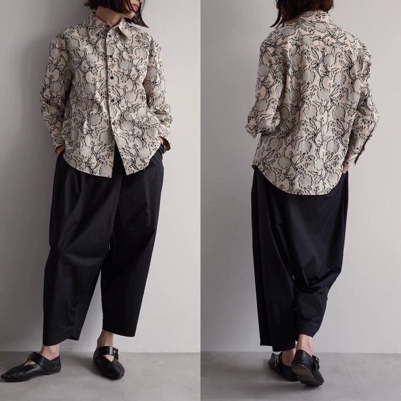 Jil Sander Jil Sander Cotton blend embossed shirt top Size 4XL / US 24-26 - 3 Thumbnail