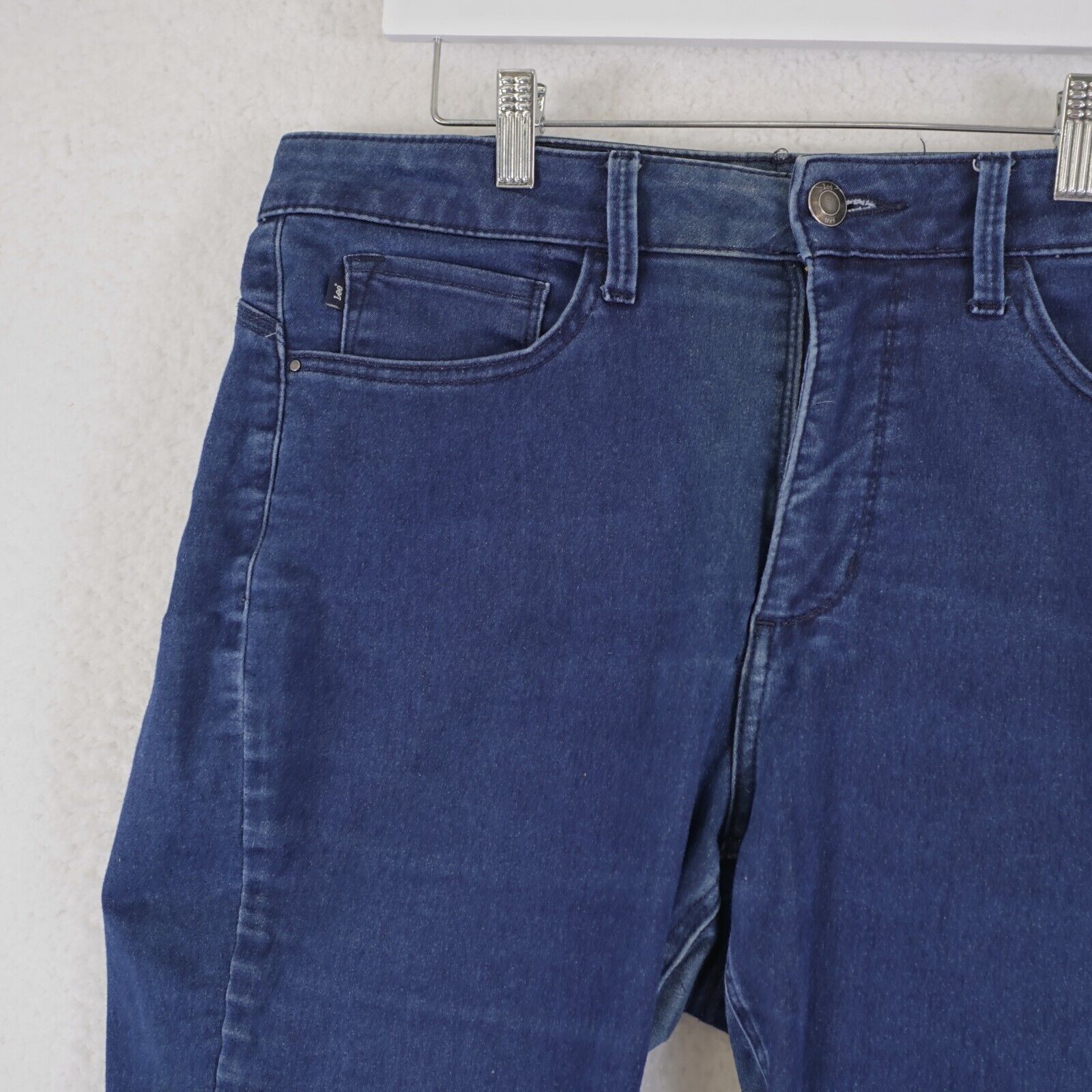 Lee Lee Easy Fit Blue Denim Jeans 14 Short 35/29 High Rise Size 36" / US 14 / IT 50 - 2 Thumbnail