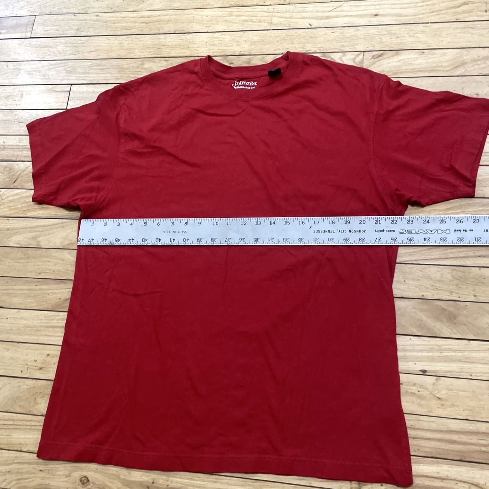 Vintage VINTAGE St. John's Bay Performance Tee Men L Red Christmas Cabin Crew Capsule 90s Y2k Casual Shirt Long Sleeve Button-Up Collared Crew Neck Size US L / EU 52-54 / 3 - 7 Thumbnail
