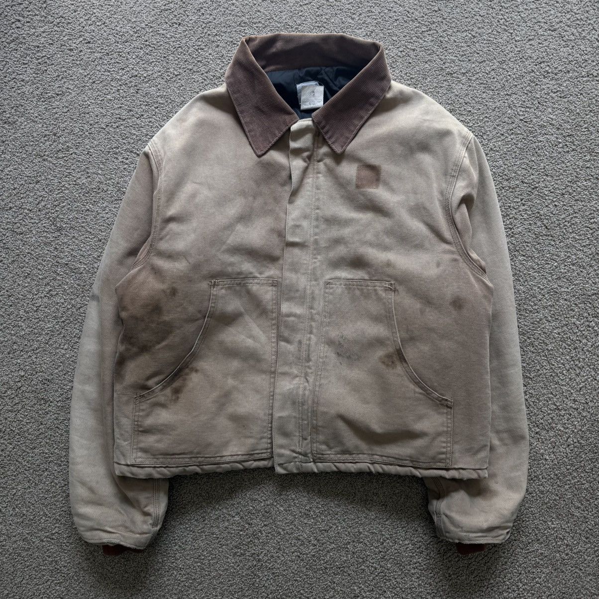 Carhartt 90s Faded JC02 Barn Jacket (Tan) Size US XL / EU 56 / 4 - 1 Thumbnail