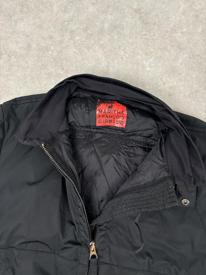 Marithe + Francois Girbaud 2000s Marithé + François Girbaud Black Nylon Studded Skull Puffer Jacket Size US L / EU 52-54 / 3 - 8 Thumbnail