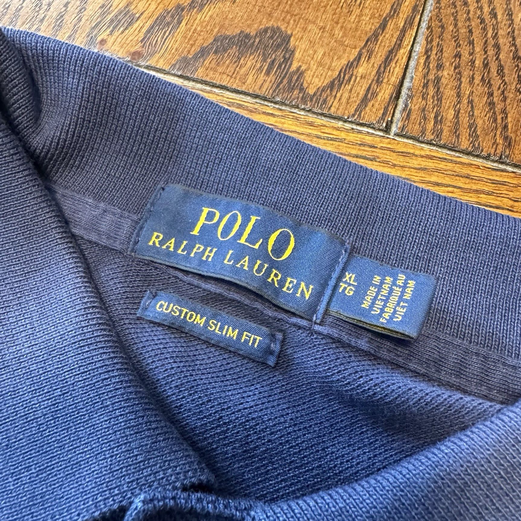 Ralph Lauren VINTAGE Polo Ralph Lauren Men’s XL Navy Blue Big Pony #3 Polo Shirt Size US XL / EU 56 / 4 - 4 Thumbnail