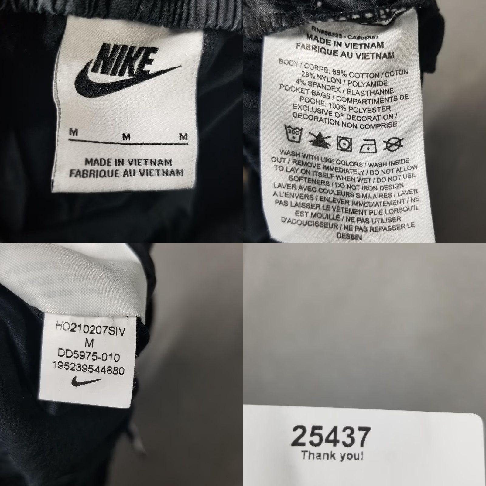 Nike Nike Sportswear Essential High-Rise Curve Pants Medium Black DD5975-010 Women's Size 32" / US 10 / IT 46 - 8 Thumbnail