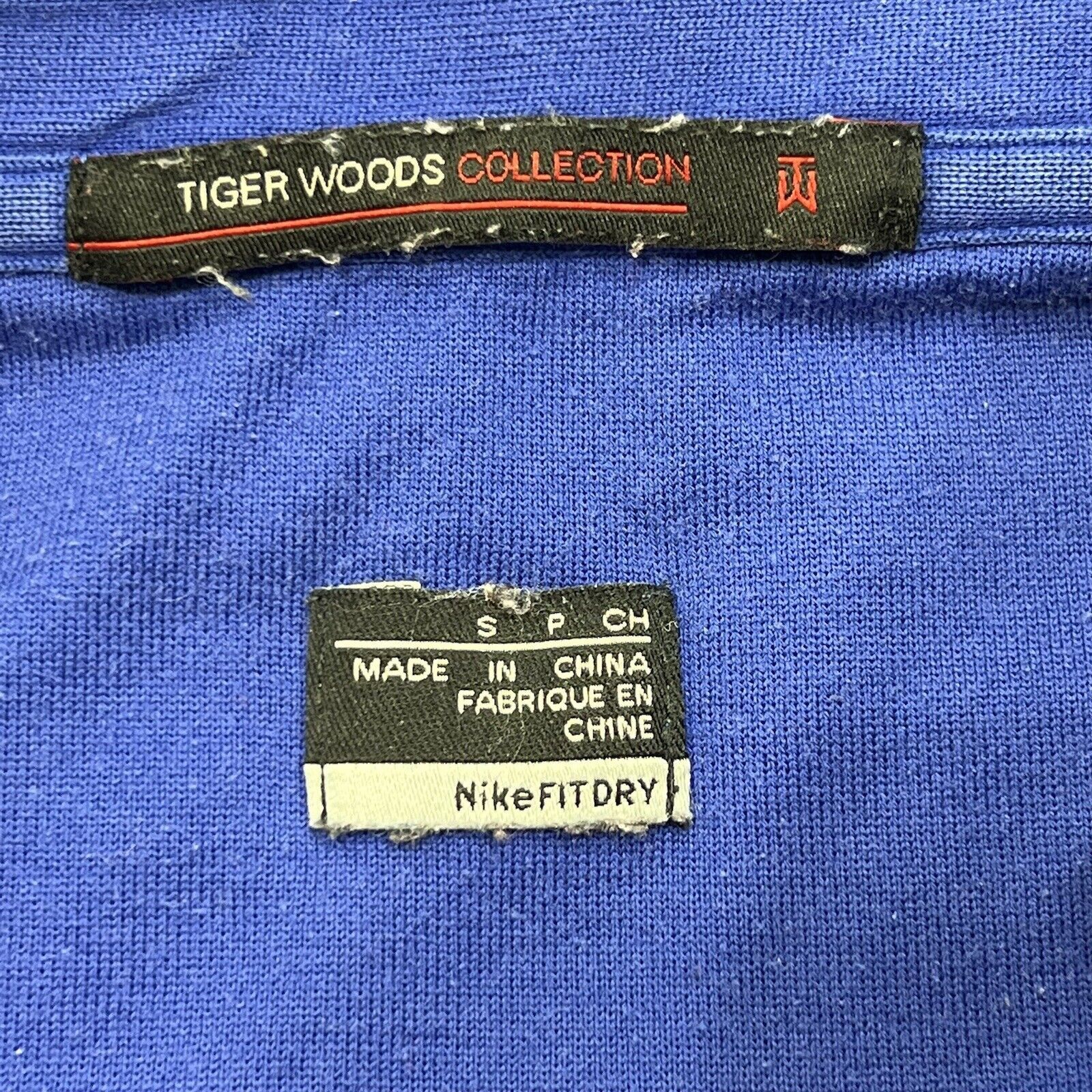 Nike Vintage Nike Tiger Woods Collection Men's Small Blue Polo Size US S / EU 44-46 / 1 - 3 Thumbnail