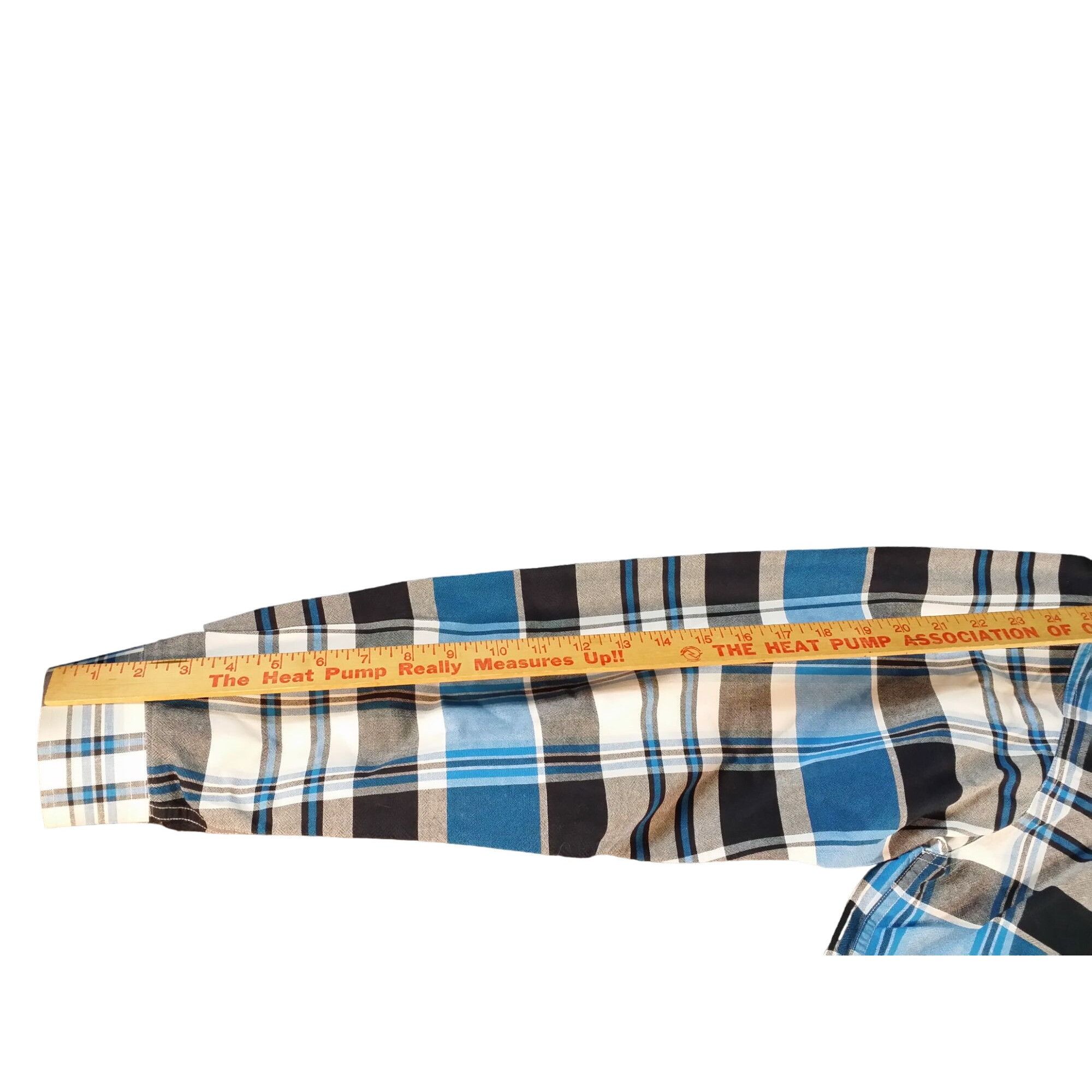 CINCH Cinch Button Up Shirt Men Sz XL Blue Black Plaid Long Sleeve Size US XL / EU 56 / 4 - 4 Thumbnail