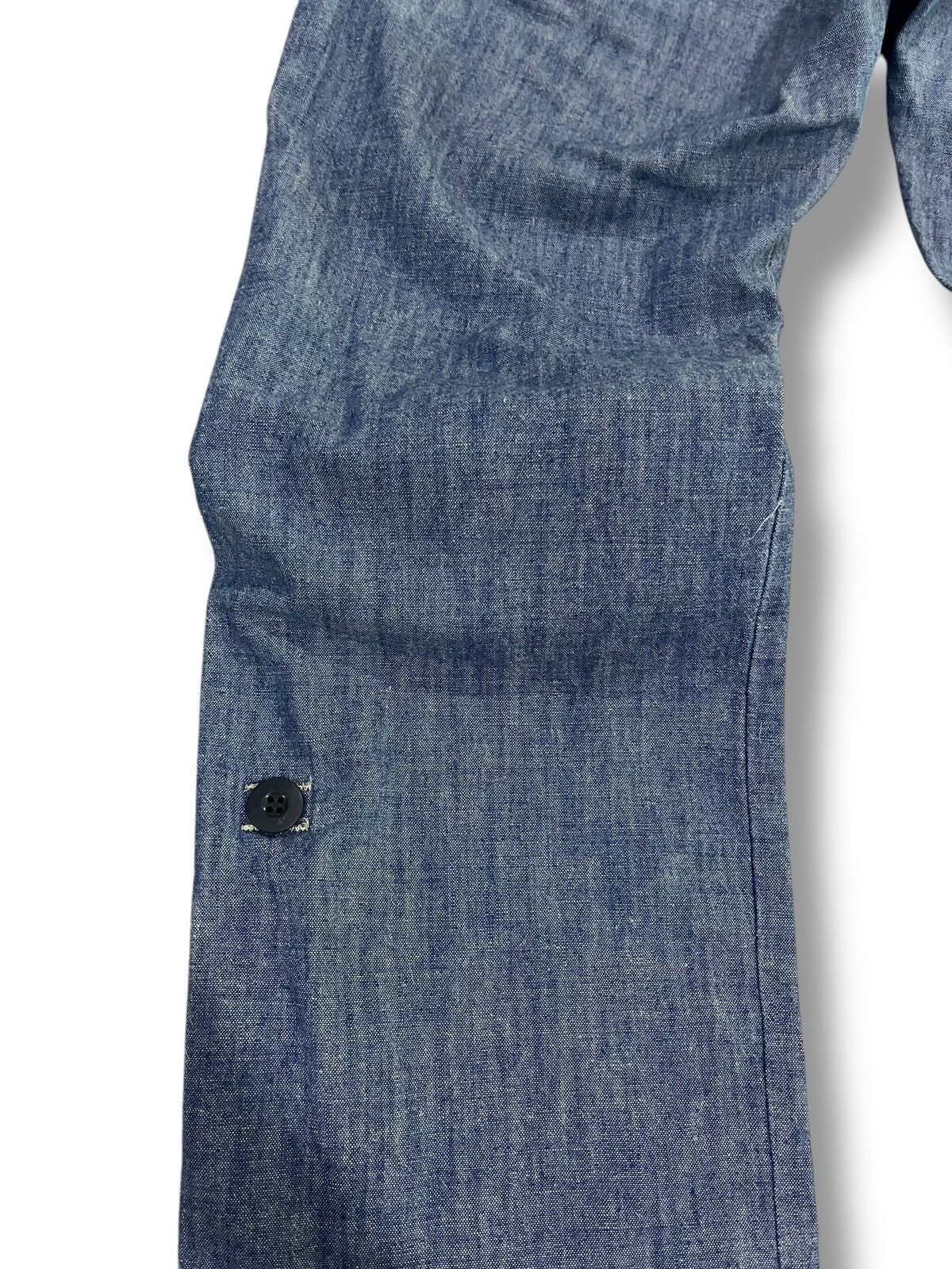 If Six Was Nine × Japanese Brand × Le Grande Bleu (L.G.B.) 🇯🇵 VINTAGE EDWIN WASHED BLUE DUNGAREE Size US 32 / EU 48 - 10 Thumbnail