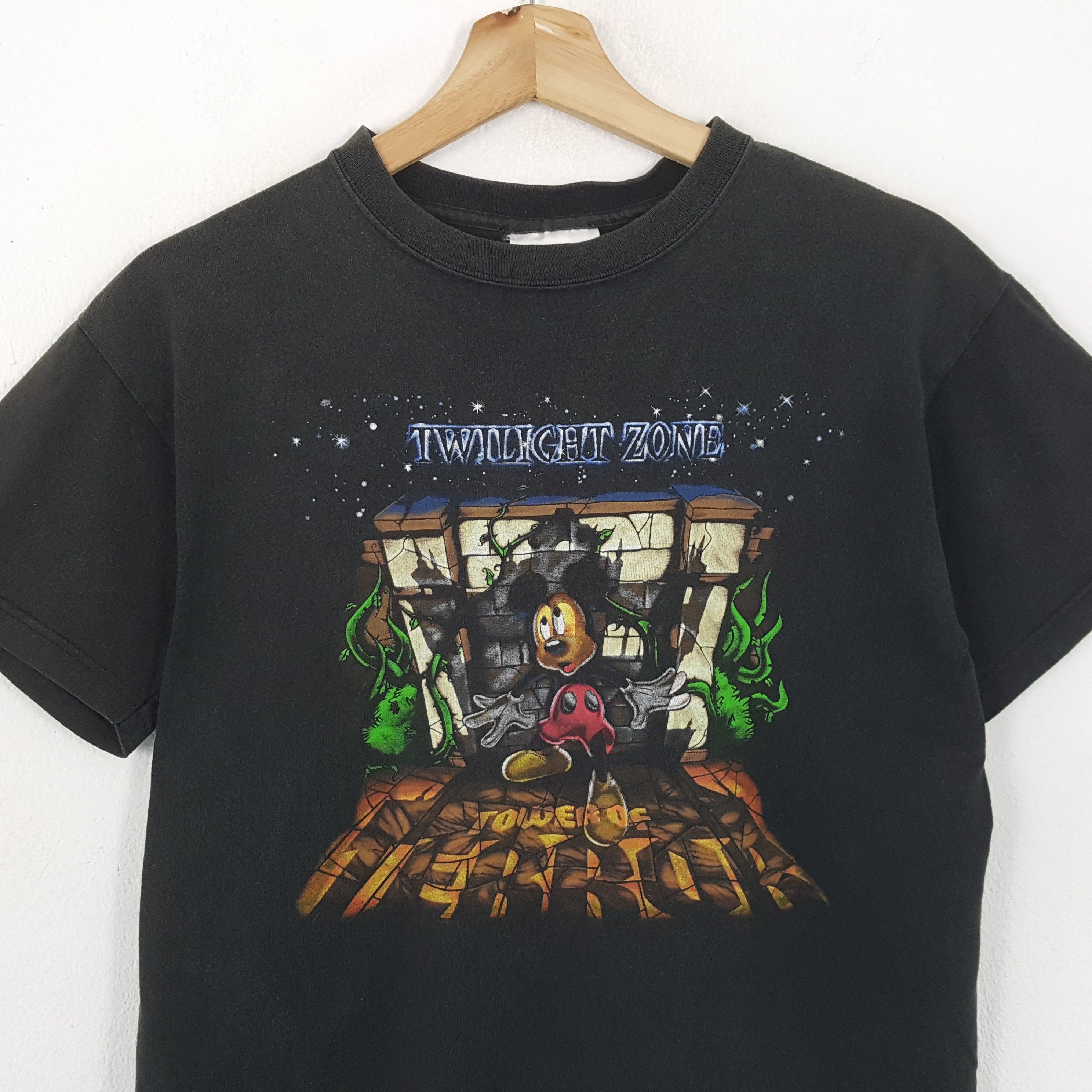 Disney × Mickey Mouse × Vintage Vintage TWINGLIGHT ZONE MICKEY MOUSE Movie T-Shirts Size M / US 6-8 / IT 42-44 - 2 Thumbnail