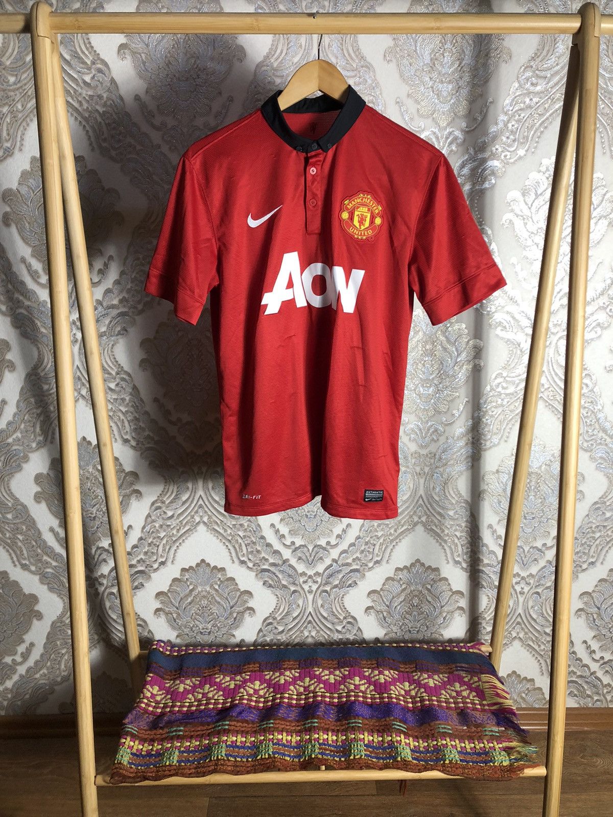 Other VERY RARE NIKE FC MANCHESTER UNITED ENGLAND SOCCER JERSEY Size US M / EU 48-50 / 2 - 2 Thumbnail