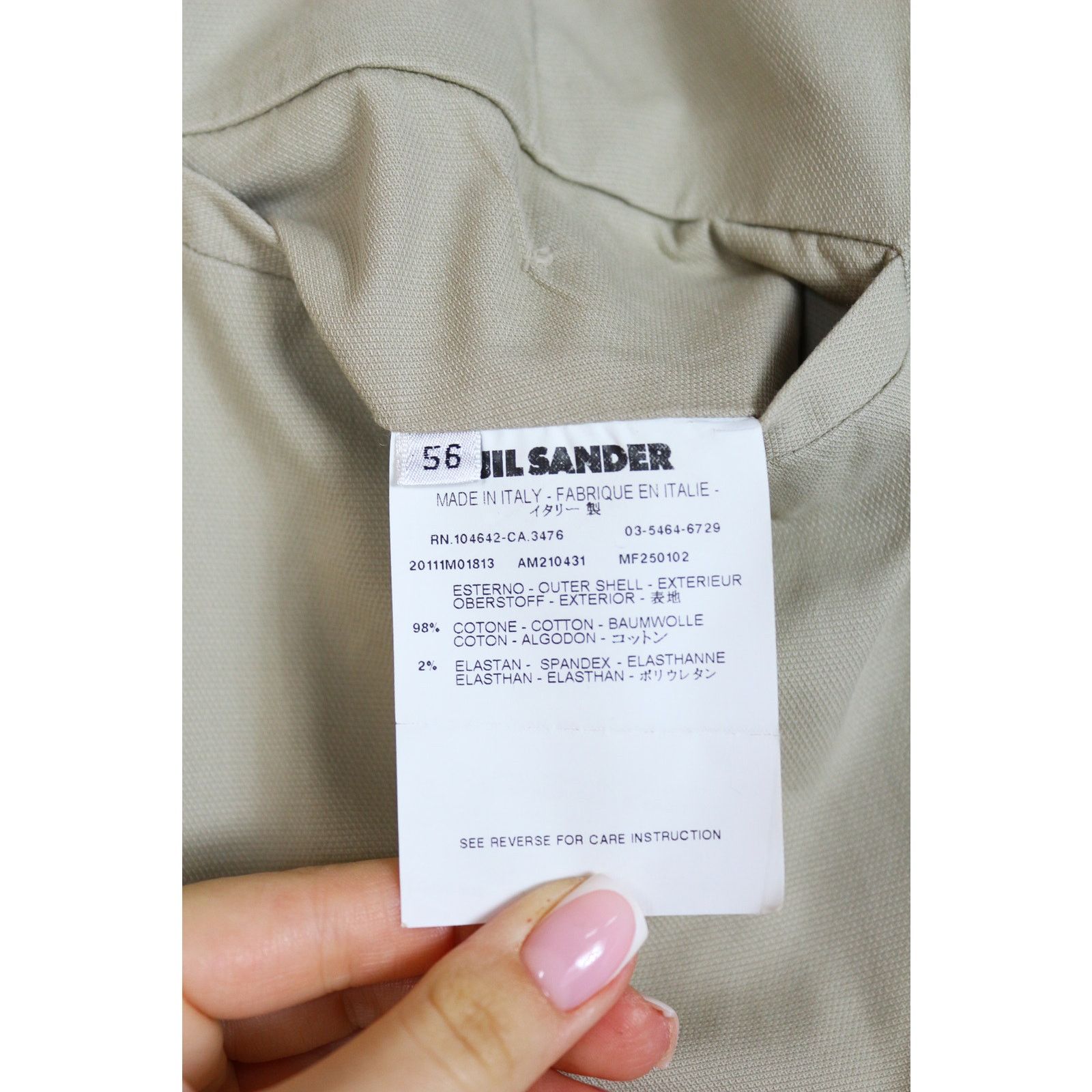 Jil Sander Jil Sander by Raf Simons Beige Chino Trousers Pants Vintage Size US 40 / EU 56 - 9 Thumbnail