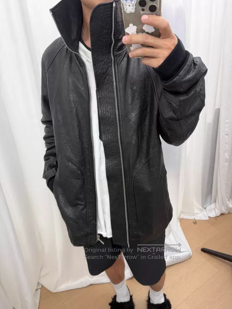 Rick Owens Rick Owens 09 AW Lambskin Standing Collar Jacket Size US XL / EU 56 / 4 - 5 Thumbnail