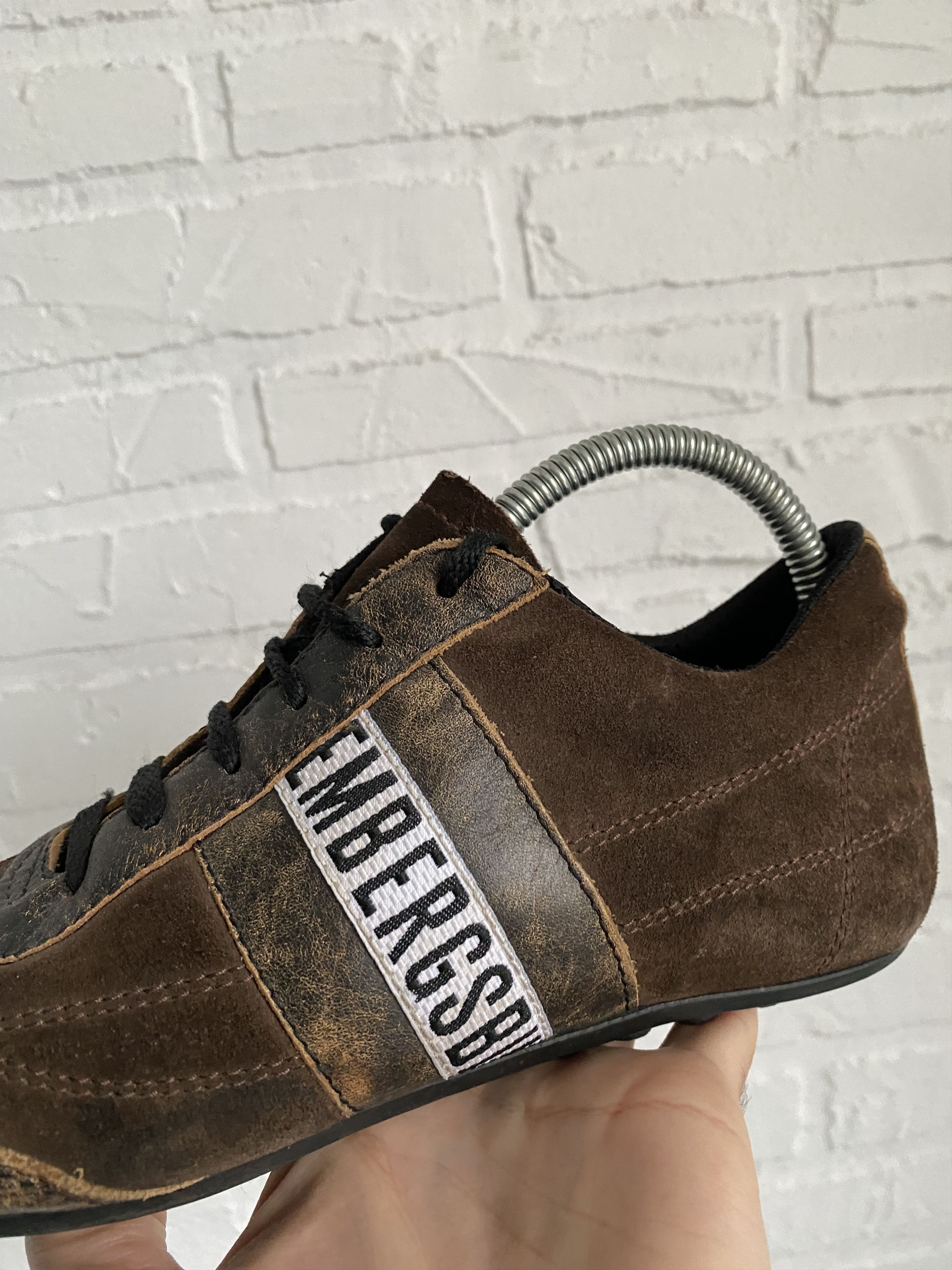 Dirk Bikkembergs Vintage Y2K Bikkembergs soccer leather shoes Size US 5 / IT 35 - 5 Thumbnail