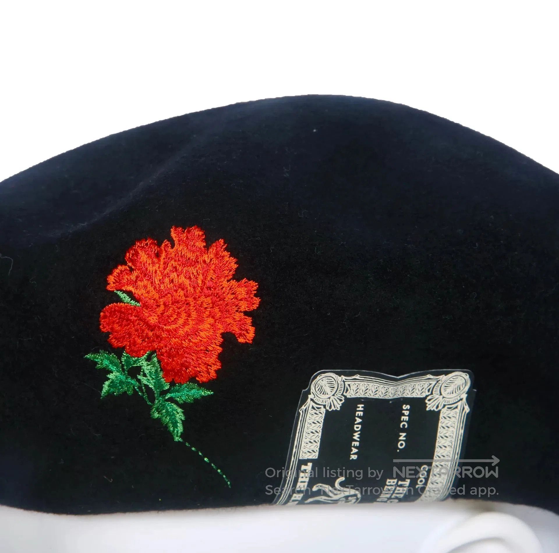 THE H.W.DOG&CO. H.W. Dog x Wildside Embroidered Beret. Size ONE SIZE - 4 Thumbnail
