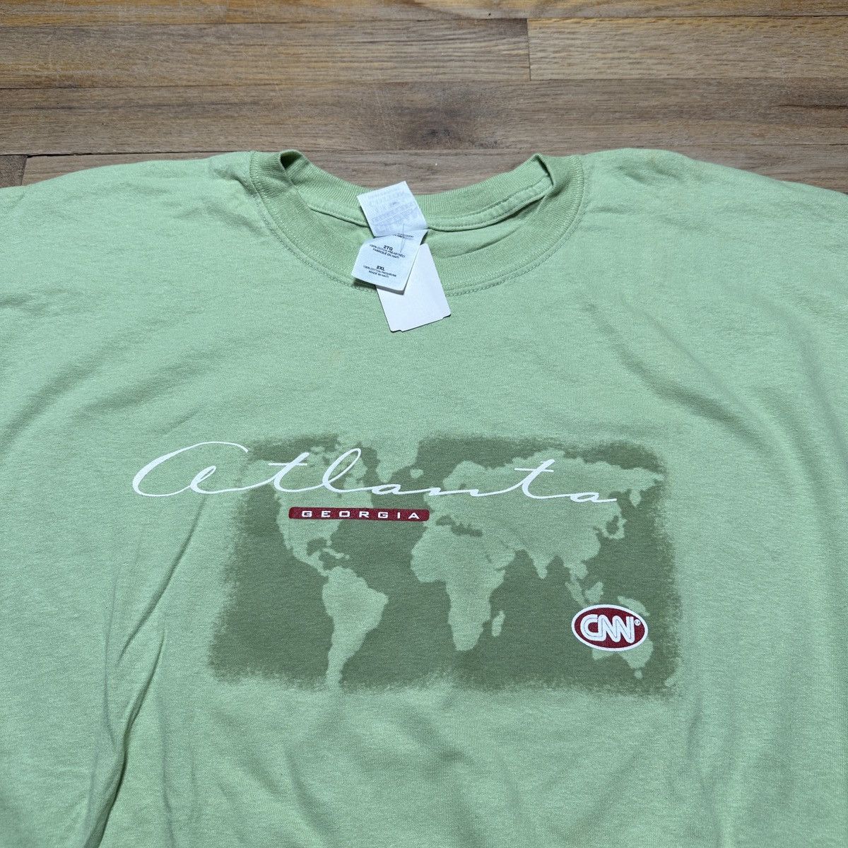 Gildan × Vintage Vintage CNN tee Size US XXL / EU 58 / 5 - 3 Thumbnail