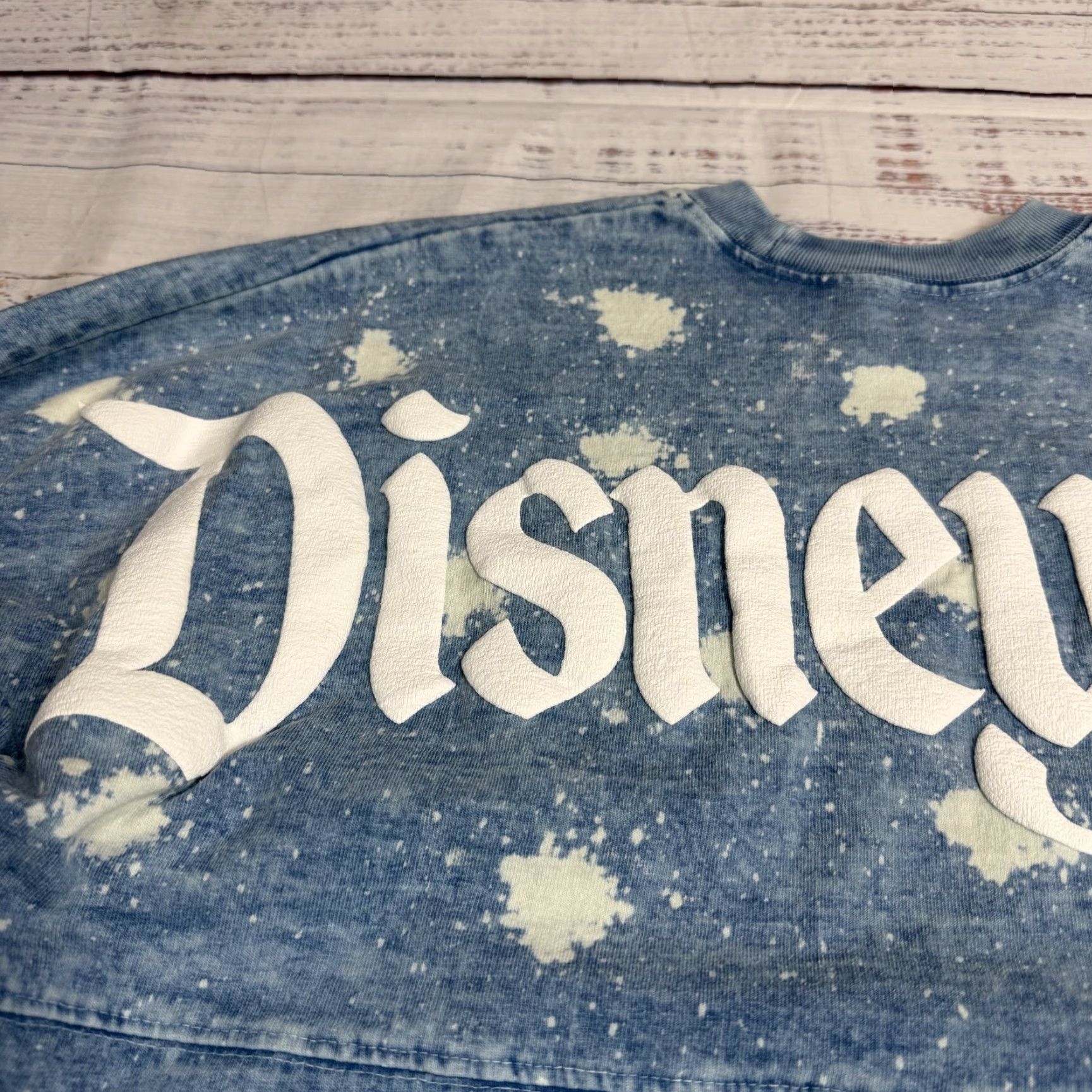 Disney Disney Disneyland Resort Spell Out Blue Long Sleeve Shirt XS Mens Cotton Size US XS / EU 42 / 0 - 5 Thumbnail