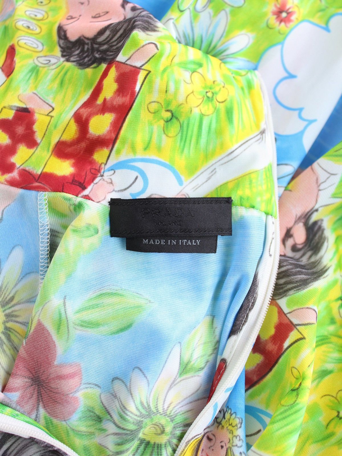 Prada Prada Ss’19 Flashback Print Turtleneck Jersey Top Longsleeve Size US XL / EU 56 / 4 - 9 Thumbnail