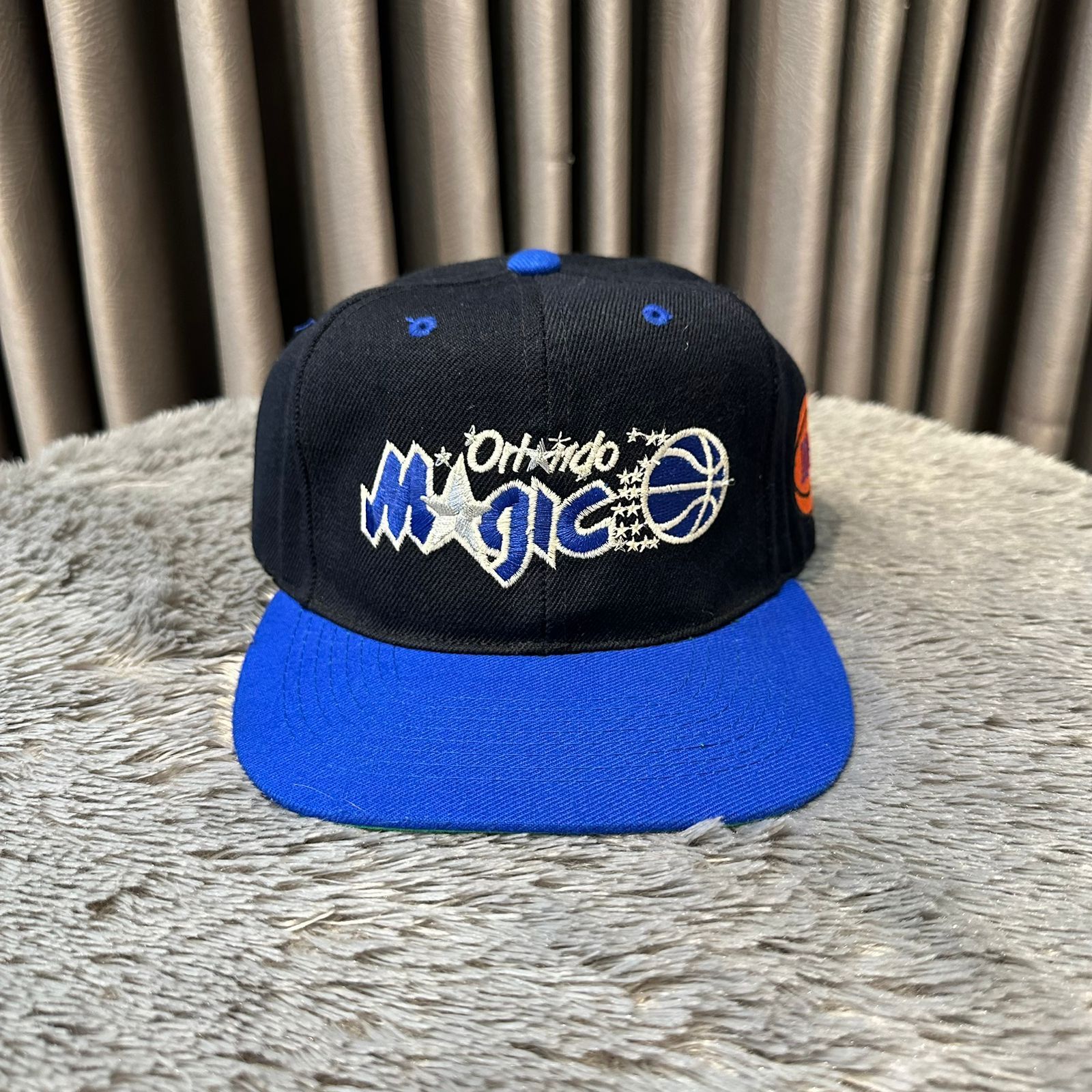 Vintage 1990s NBA Orlando 2024 Magic Black Dome Snapback Hat