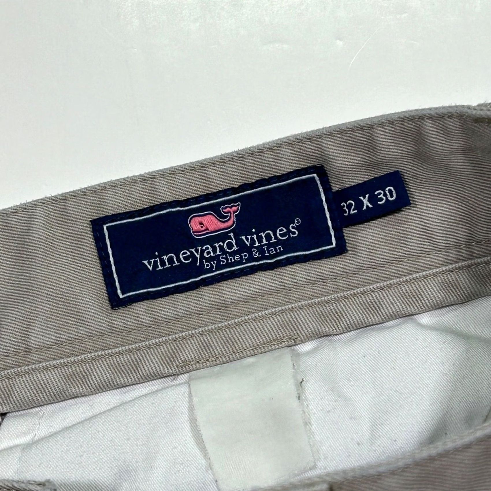 Vineyard Vines Vineyard Vines Club Pant Khaki Chino Pants Beige 32x30 Straight Leg Men Regular Cotton Casual/Workwear Size US 32 / EU 48 - 5 Thumbnail