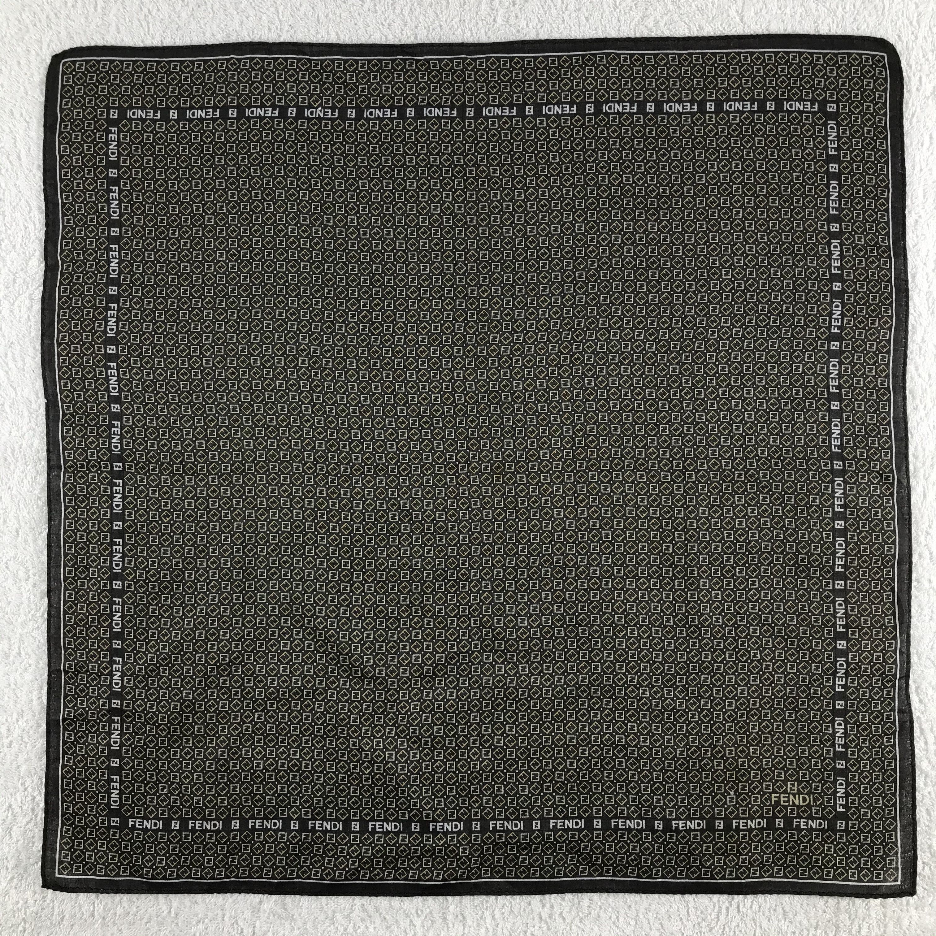 Vintage Fendi Handkerchief / Neckerchief / Bandana Size ONE SIZE - 3 Thumbnail