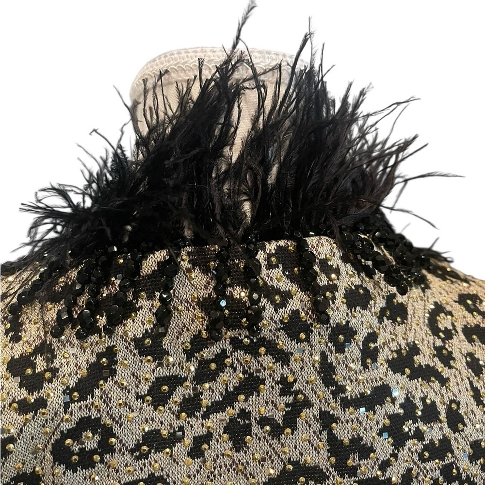 St. John St. John Studded Chic Leopard Print Sweater Sz:12 Size XL / US 12-14 / IT 48-50 - 11 Thumbnail