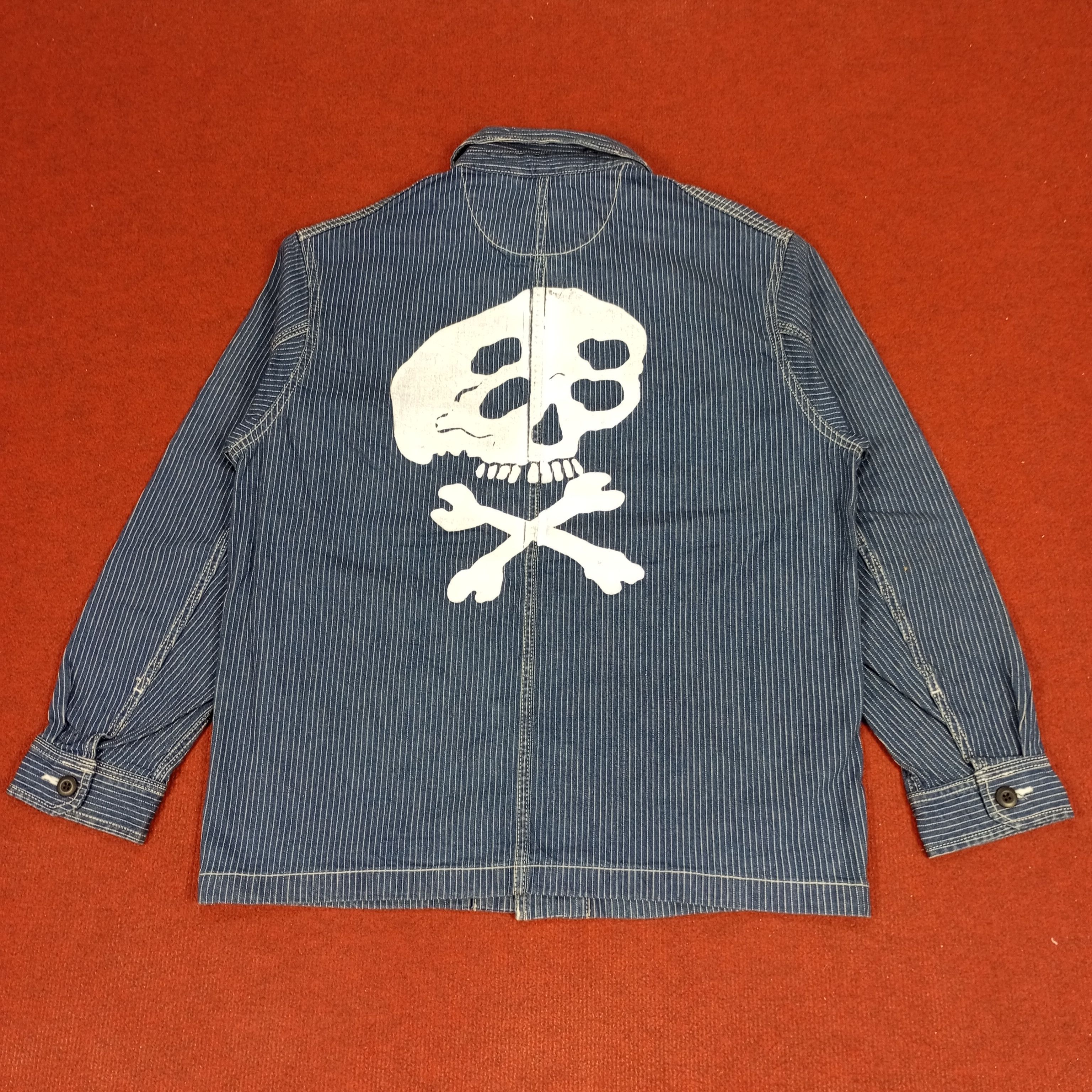 Japanese Brand Uniqlo X Custom Skulls Design Streetwear Style Jacket Size US L / EU 52-54 / 3 - 1 Thumbnail