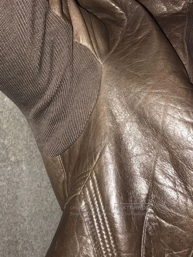 Rick Owens Rick Owens Leather Knit Jacket. Size US M / EU 48-50 / 2 - 3 Thumbnail