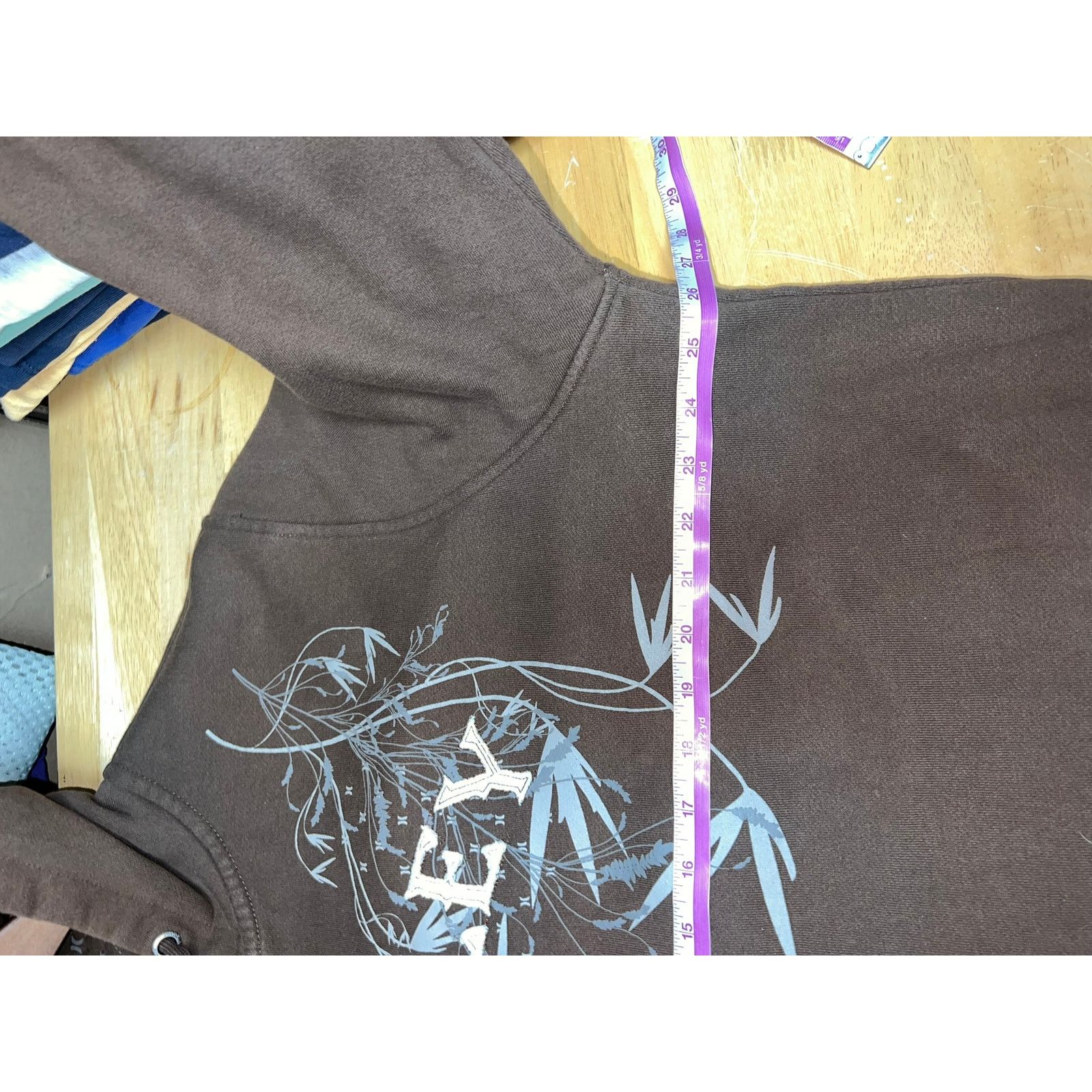 Vintage Y2K Hurley Zip Up Hoodie Brown Fleece Lined Surf Grunge 2X Size US XXL / EU 58 / 5 - 9 Thumbnail