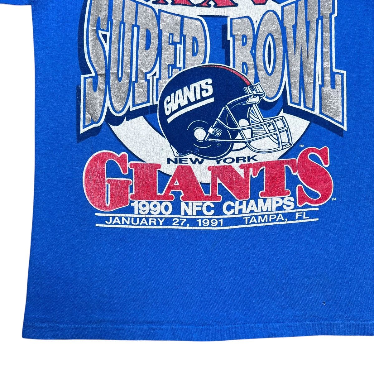 NFL Vtg 1990 NFL New York Giants AFC Champions Graphic T-Shirt Size US S / EU 44-46 / 1 - 8 Thumbnail