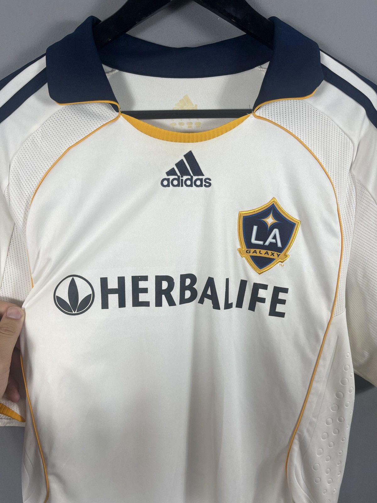Adidas Beckham #7 Los Angeles Galaxy Home 2008/09 (Large) Size US L / EU 52-54 / 3 - 2 Thumbnail