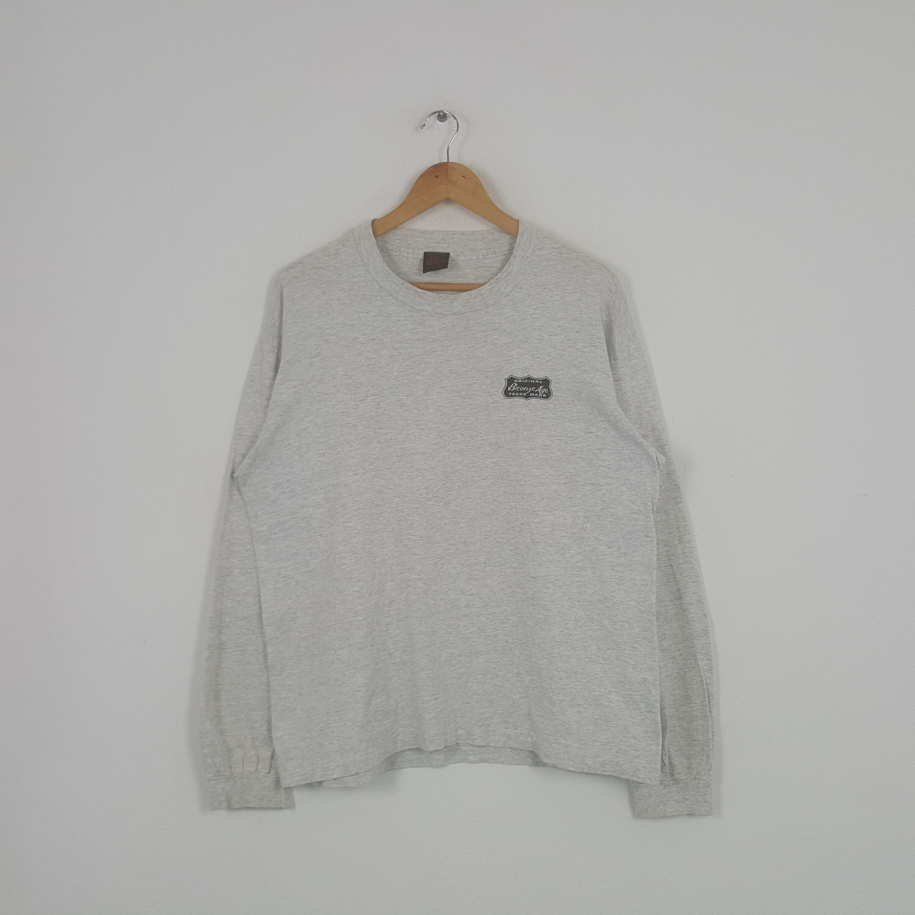 Vintage Vintage 90's Bronze Age Surfing Style Long Sleeve Tshirt Size US L / EU 52-54 / 3 - 3 Thumbnail