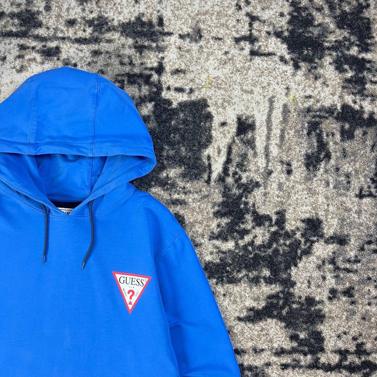 Guess Guess Mini Logo Vintage Hoodie Streetwear Style Size US XL / EU 56 / 4 - 2 Thumbnail