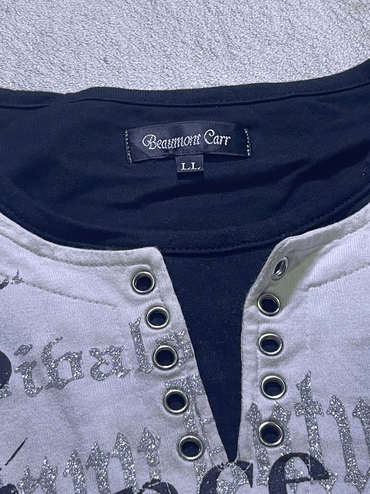 Hysteric Glamour Y2K BEAUMONT CARR long sleeve tshirt punk ifsix style Size US L / EU 52-54 / 3 - 5 Thumbnail