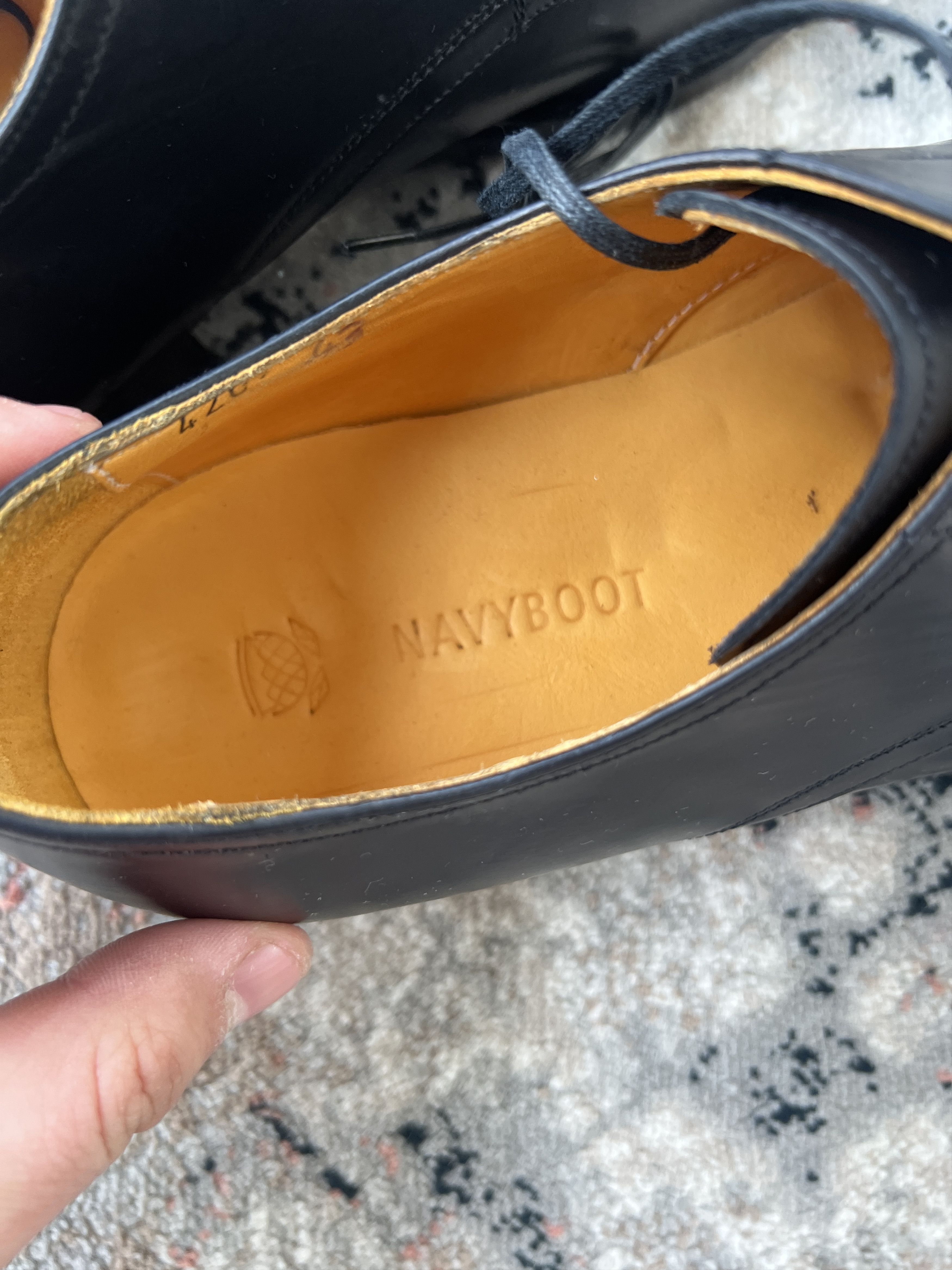 David Eden Vero Cuoio Navyboot Leather Shoes Size US 9.5 / EU 42-43 - 5 Thumbnail