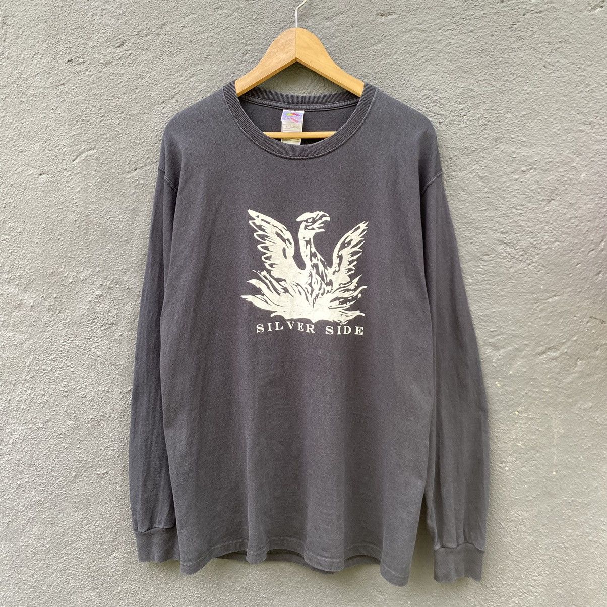 Band Tees Thrashed Faded Vintage Y2K Silver Side Trail Of Stones Tee Size US L / EU 52-54 / 3 - 1 Thumbnail