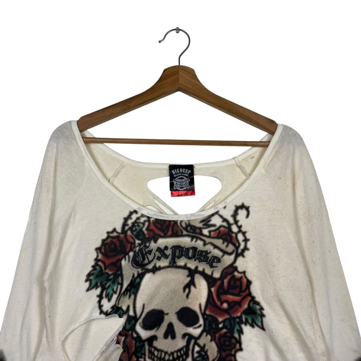 Dig Deep Japanese Brand Dig Deep Skull Punk Tee Size L / US 10 / IT 46 - 2 Thumbnail