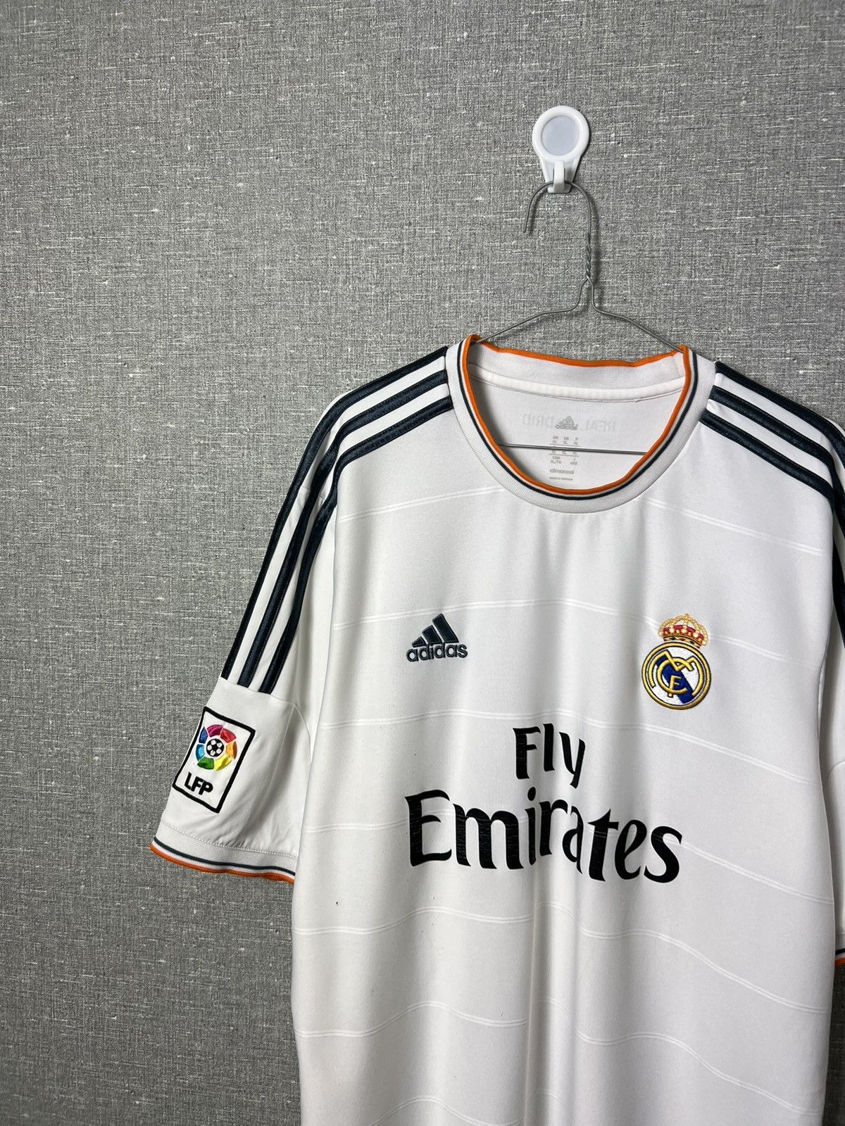 Adidas #9 BENZEMA Real Madrid 2013/14 Adidas Home Jersey Size US XL / EU 56 / 4 - 2 Thumbnail