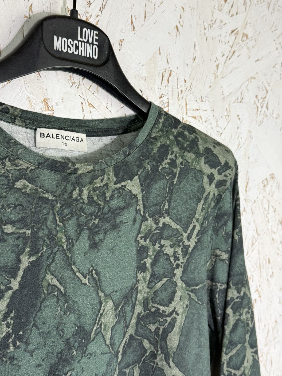Balenciaga Balenciaga Marbled Camo SS13 Alexander Wang Long Sleeve M Size US M / EU 48-50 / 2 - 2 Thumbnail