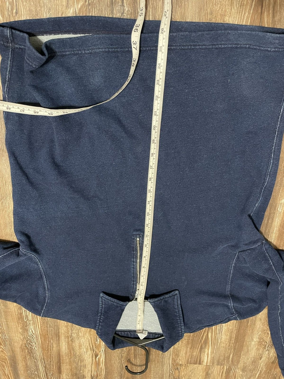Arket Half-Zip Pullover Sweatshirt Indigo Garment Dye Blue Sweater Size US S / EU 44-46 / 1 - 8 Thumbnail