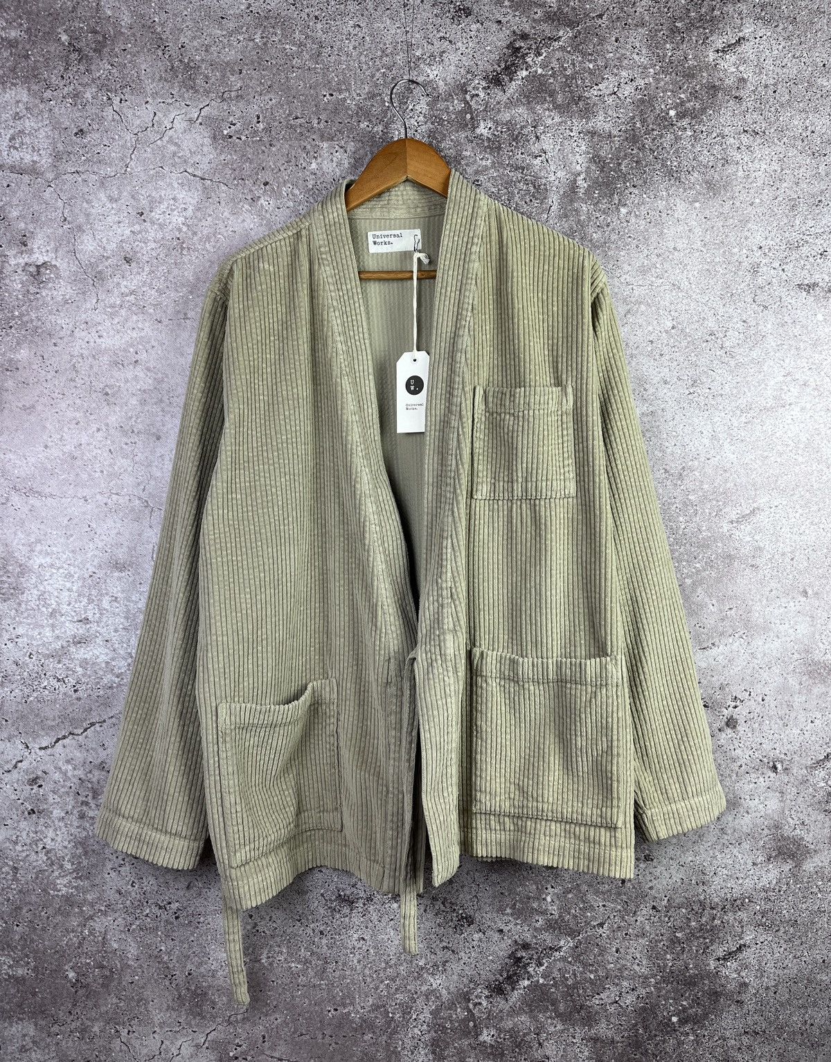 Universal Works Universal Works Kyoto Work Jacket – Stone (Corduroy) Size US L / EU 52-54 / 3 - 2 Thumbnail