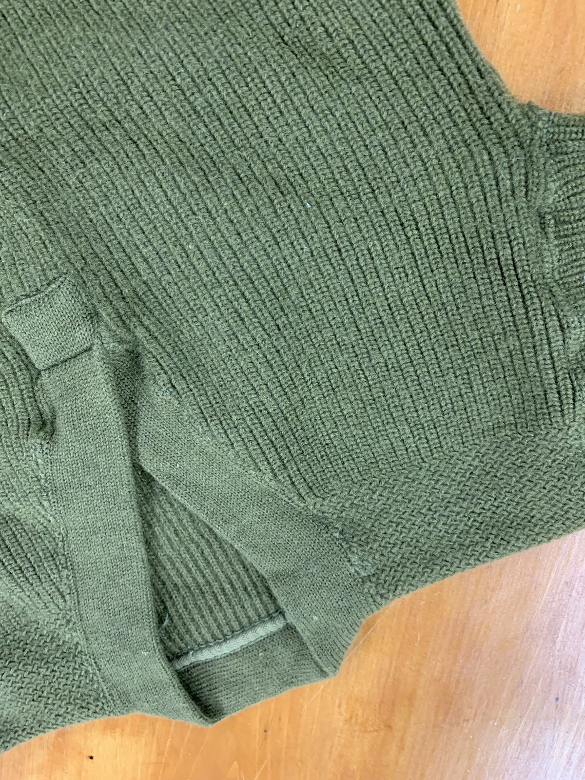 Other Vintage US Army 1950s Olive Knit Sweater Size US XS / EU 42 / 0 - 1 Thumbnail