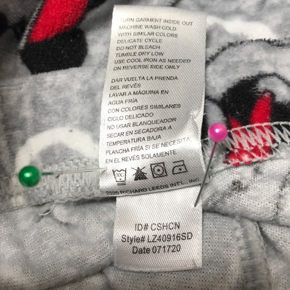 Disney Disney Mickey Mouse Winter Sleepwear Pants 2X Size 41" - 4 Thumbnail