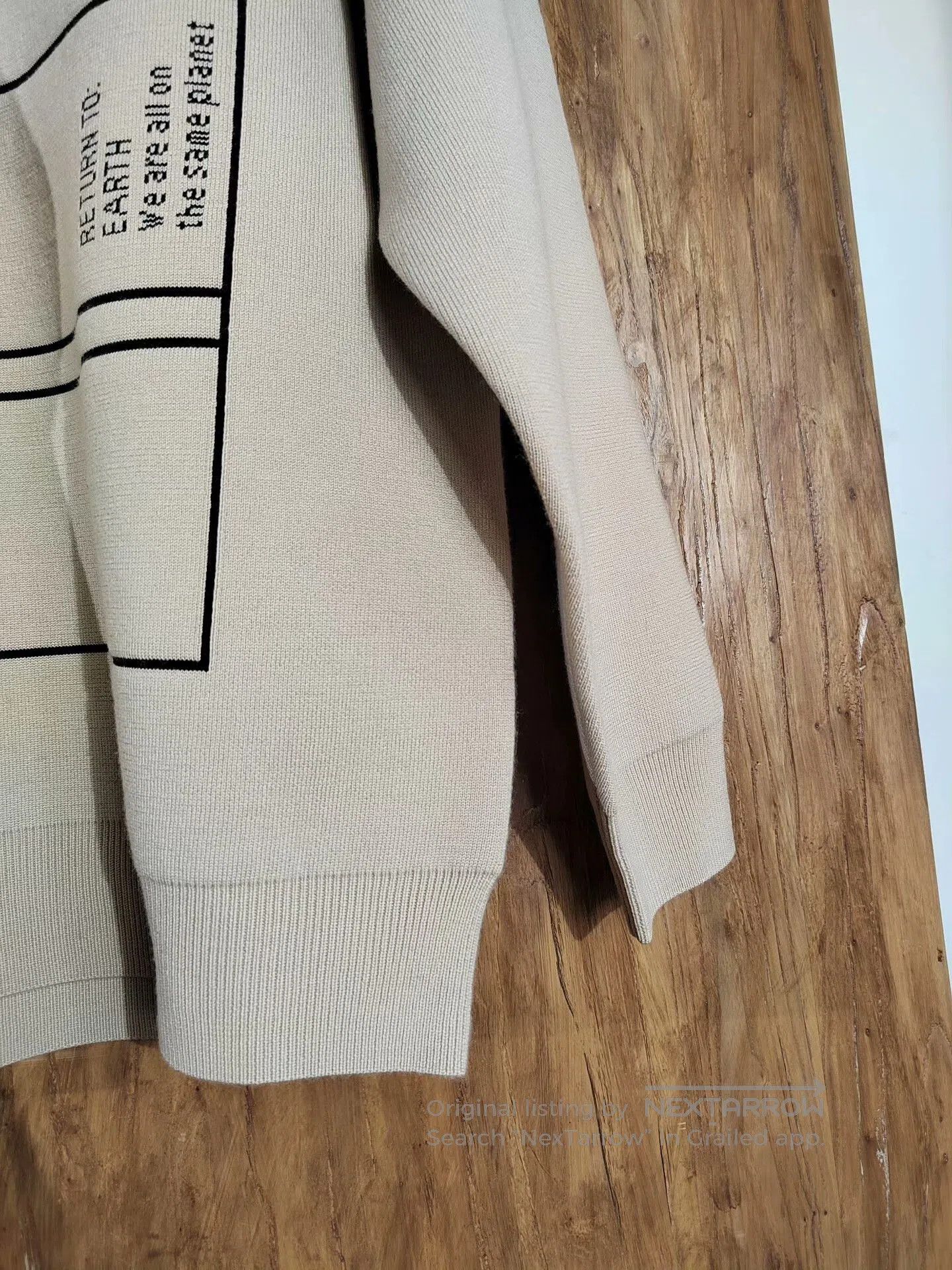 Burberry Burberry Wool Knit Sweater in Beige. Size US XL / EU 56 / 4 - 5 Thumbnail