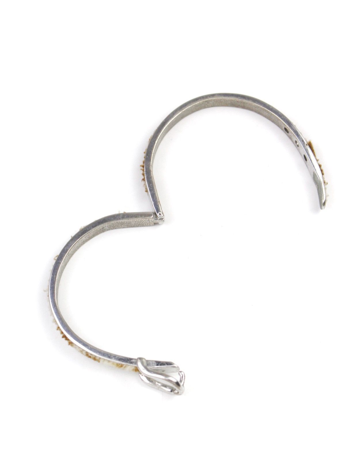 Hysteric Glamour 1990S JAPANESE MADE FUR-INLAID METAL BUCKLE BRACELET Size ONE SIZE - 6 Thumbnail