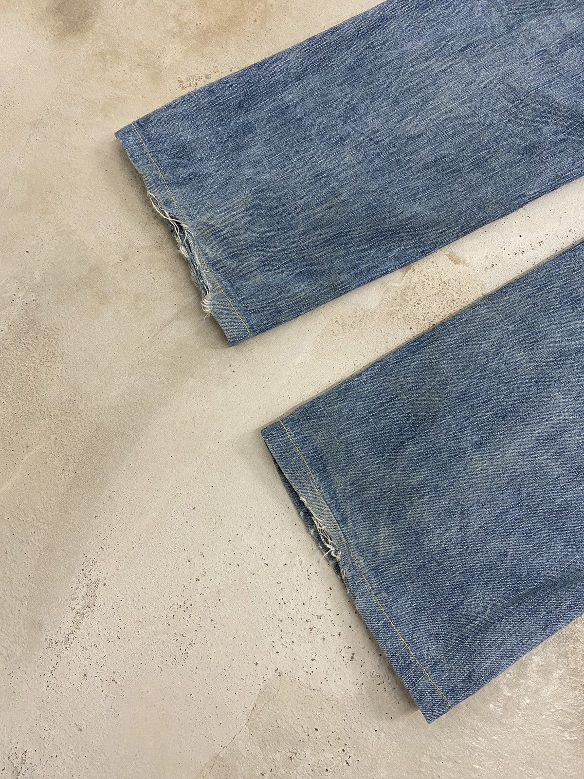 Japanese Brand × Levi's Levis 502 Denim Straight Cut Loose Fit Distressed Size US 32 / EU 48 - 9 Thumbnail
