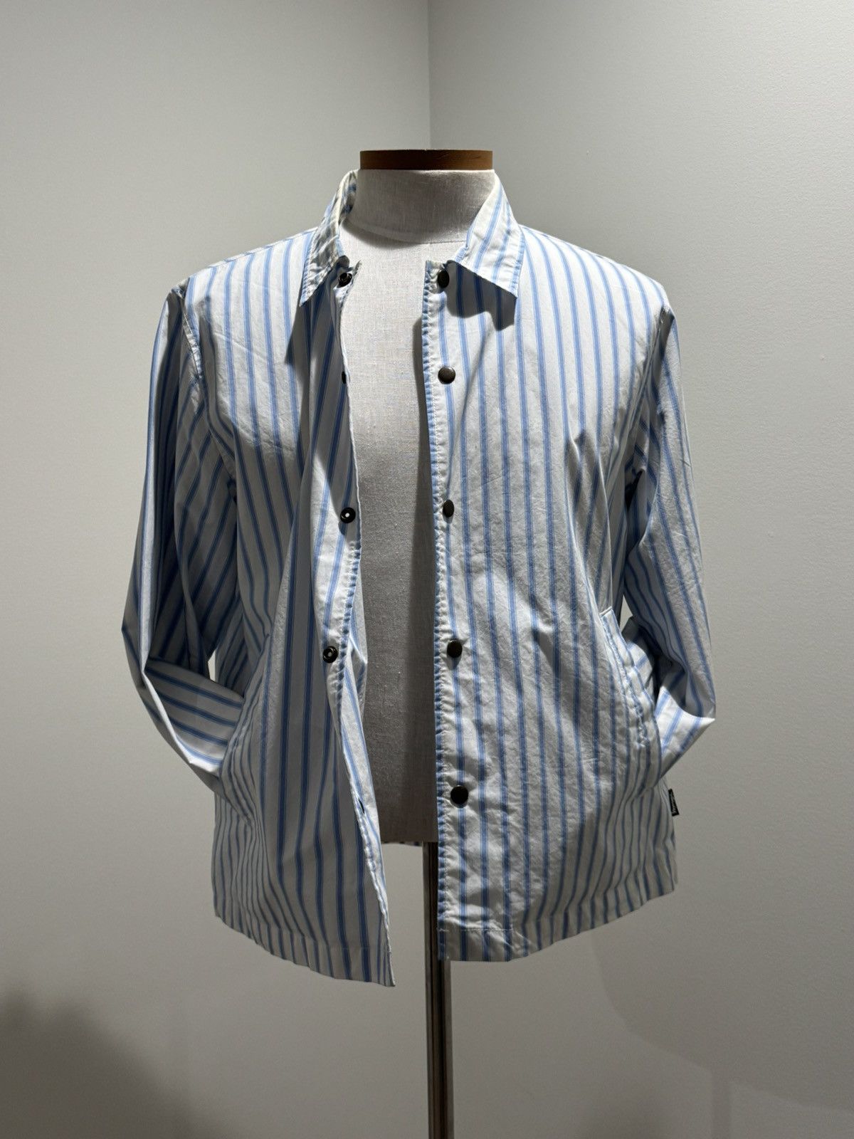 Stussy Stussy Pinstripe Coach Jacket Size US M / EU 48-50 / 2 - 4 Thumbnail