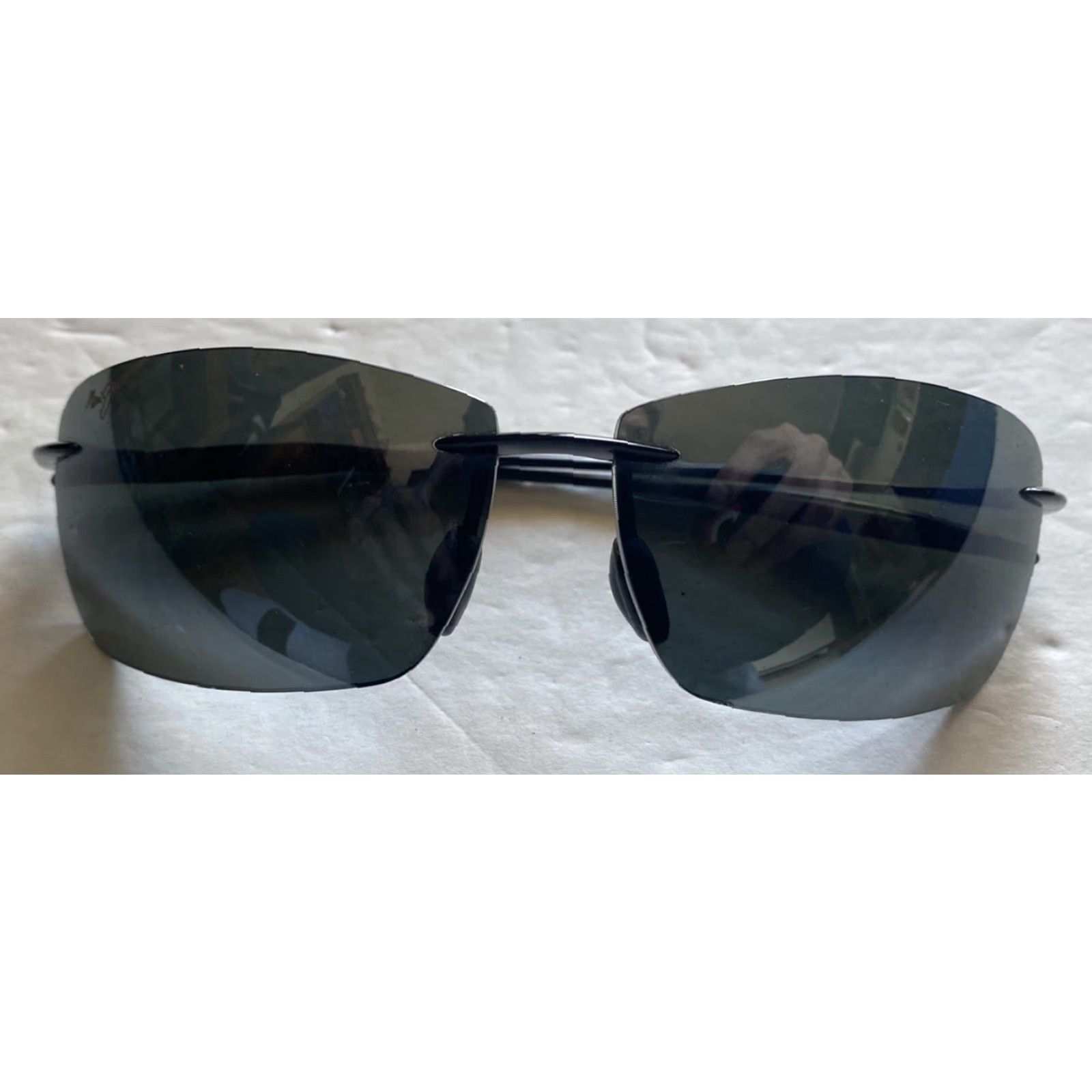Maui Jim VINTAGE Maui Jim MJ Sport Sunglasses MJ-423-02 With Case Made In Japan Unisex Adults Black Sports 90s Mens Womens Size ONE SIZE - 4 Thumbnail