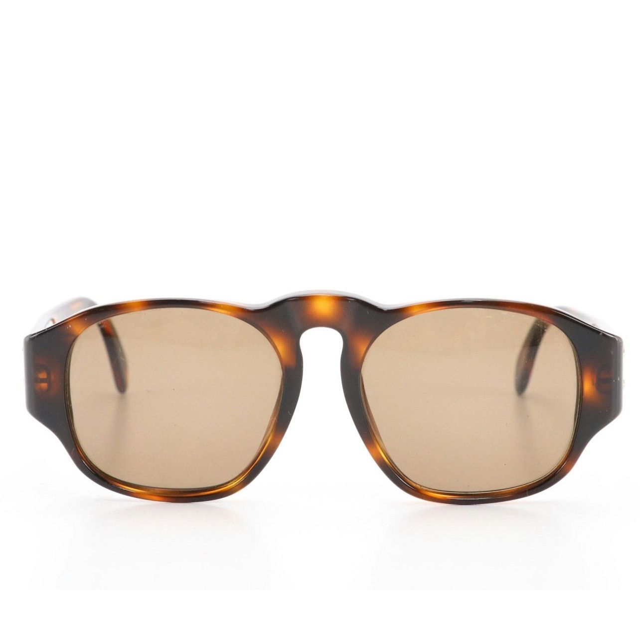 Chanel VTG Chanel 0006 80 Square Brown Tortoise Frame Sunglasses Size ONE SIZE - 1 Thumbnail