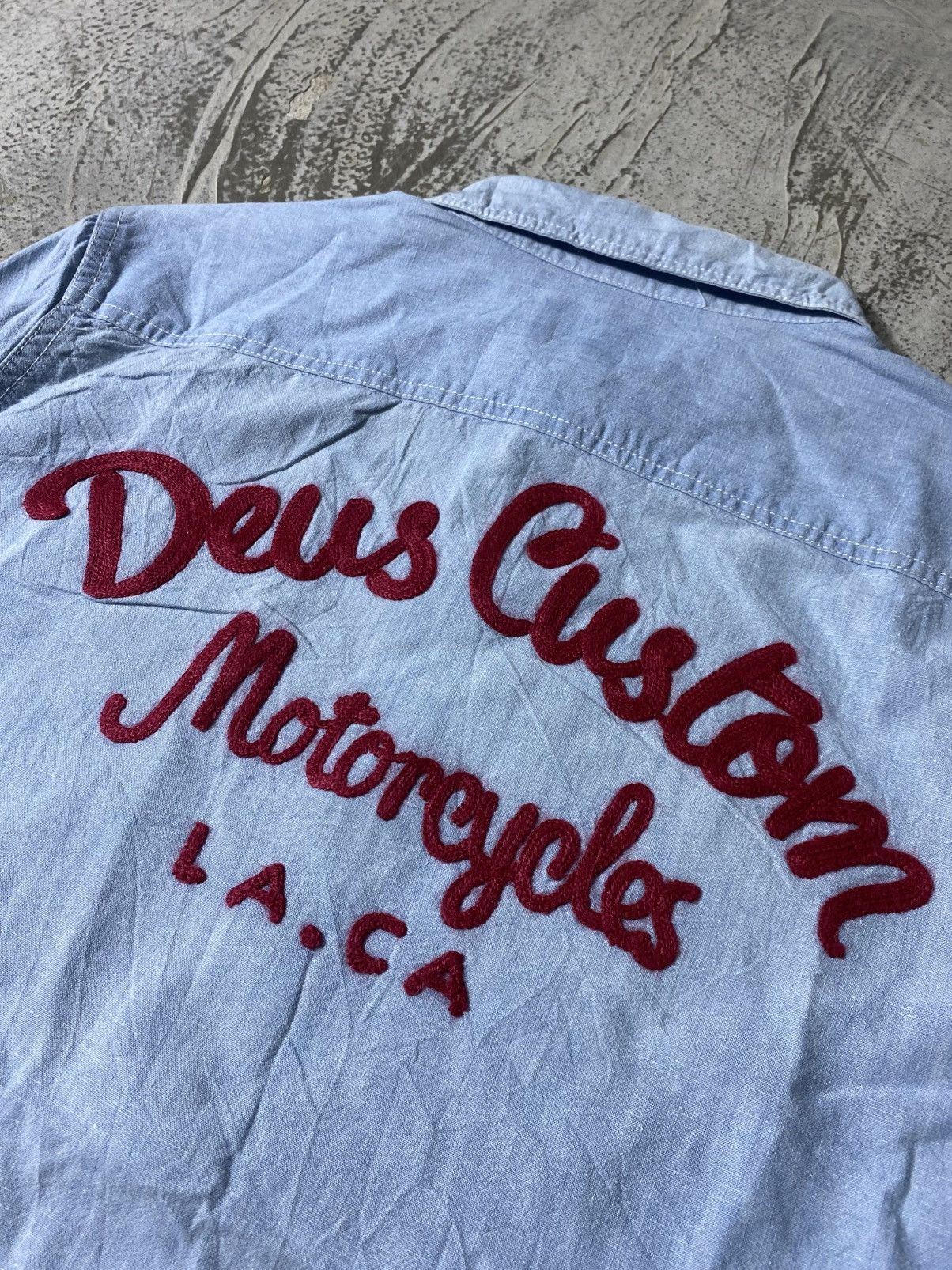 Deus Ex Machina Deus Ex Machina Service LS Chambray Shirt Size US M / EU 48-50 / 2 - 6 Thumbnail