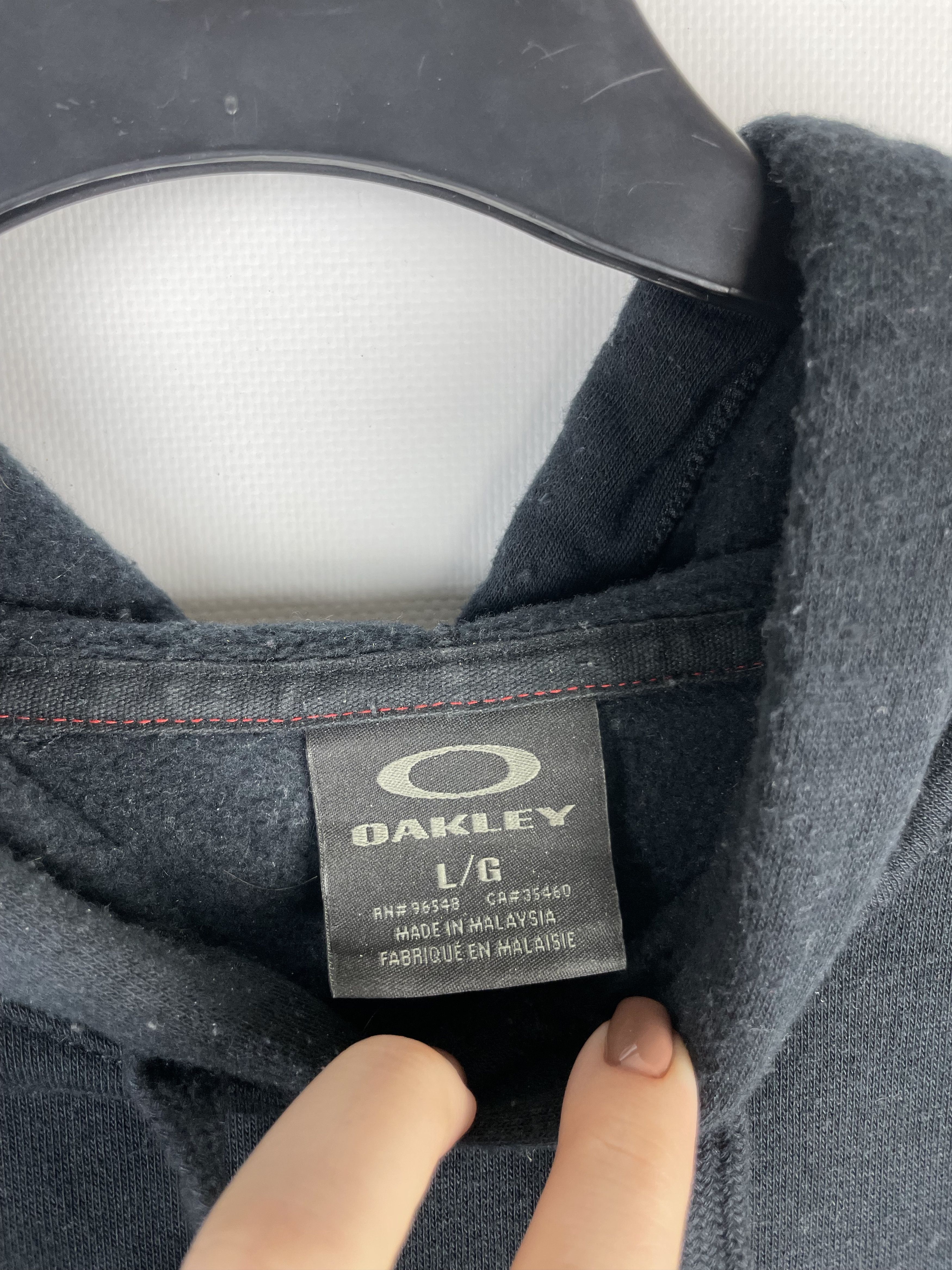 Oakley × Vintage Vintage 90s Oakley Hoodie Size US XL / EU 56 / 4 - 5 Thumbnail