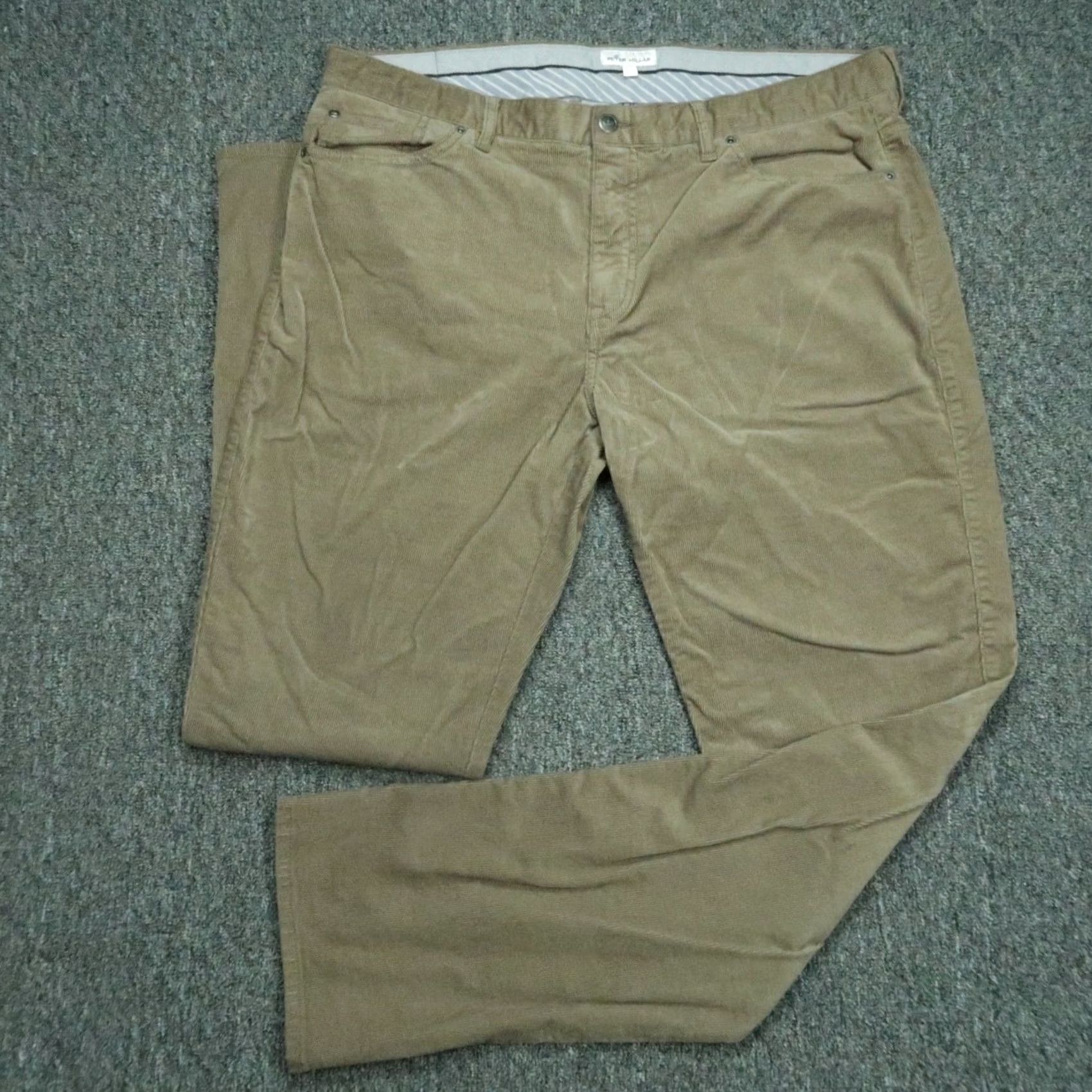 Peter Millar Peter Millar Pants Men 38x34 Green Superior Corduroy 5-Pocket Chino Straight Slim? (note: cannot assume) Size US 38 / EU 54 - 2 Thumbnail